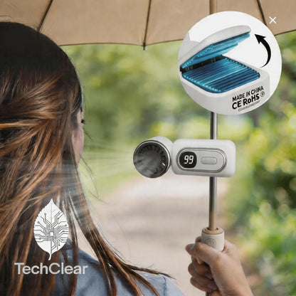 ClipCool Pro｜冷却プレート搭載 3WAY ハンディファン