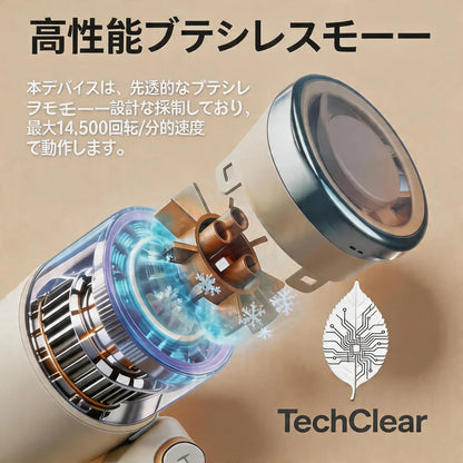 ClipCool Pro｜冷却プレート搭載 3WAY ハンディファン